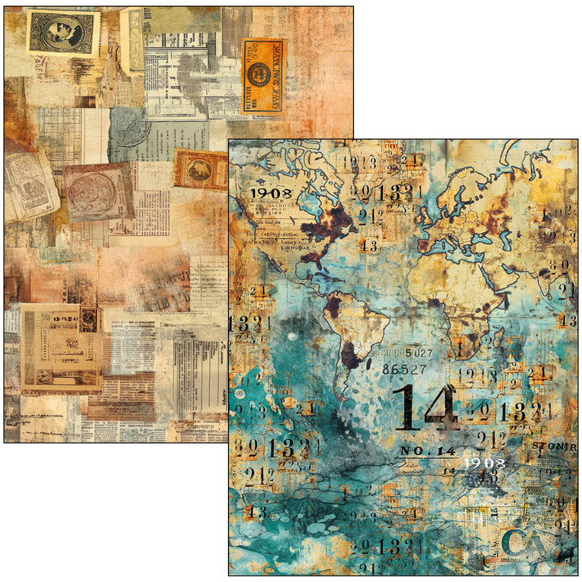 Mixed Media Book Journey Ahead A4 Maxi