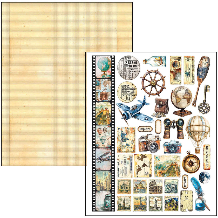 Mixed Media Book Journey Ahead A4 Maxi