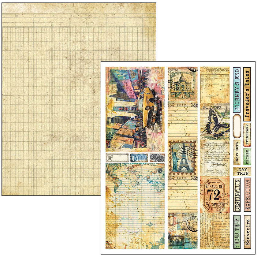 Mixed Media Book Journey Ahead A4 Maxi
