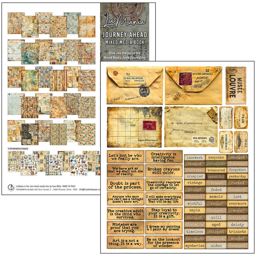 Mixed Media Book Journey Ahead A4 Maxi