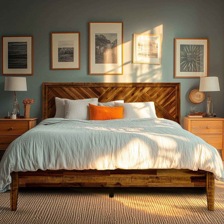 Sierra Deluxe Solid Wood Bed Frame
