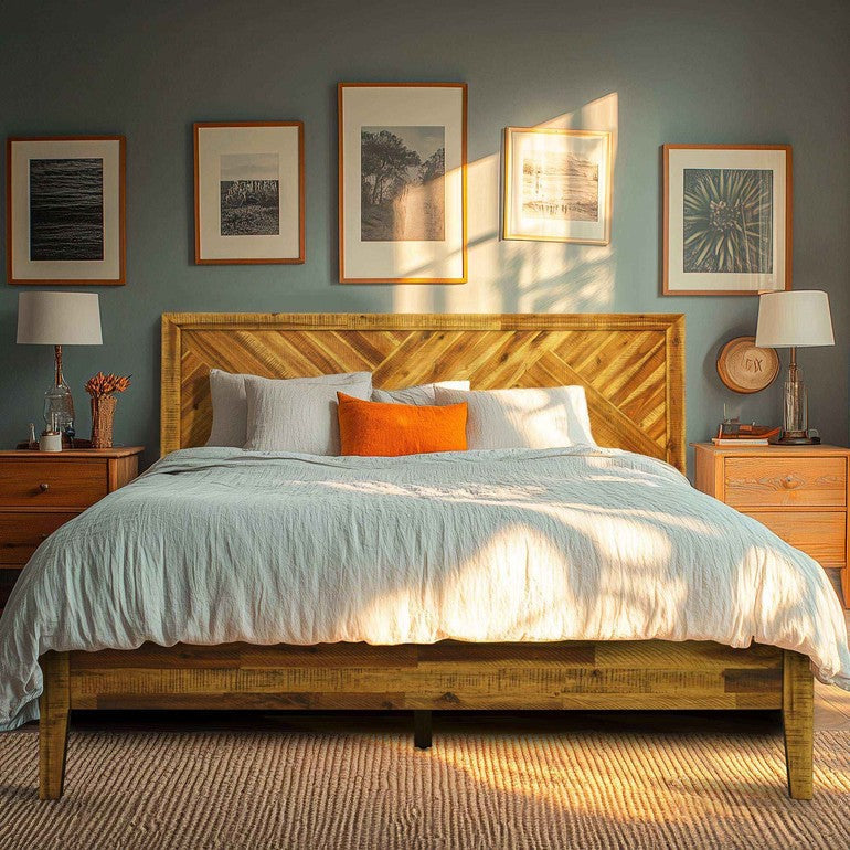 Sierra Deluxe Solid Wood Bed Frame