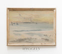 Vintage Coastal Landscape Art Print L0103
