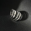 MAKET Silver(White Gold):  Multi Stacked Four Rings in One