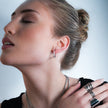 MAKET Silver(White Gold):  Multi Stacked Four Rings in One
