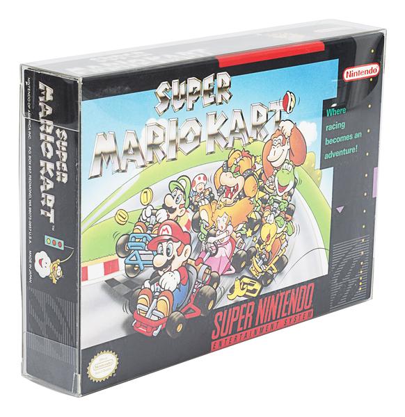 Nintendo N64 SNES Super Nintendo (Game Box) EVORETRO PET Protectors - Pack of 25