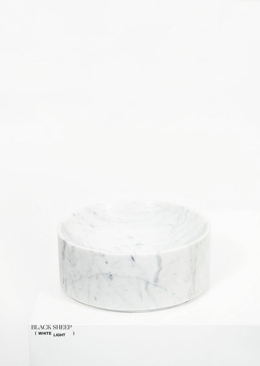 Bianco Carrara Marble Deep Dish