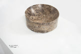 Dark Emperador Marble Deep Dish