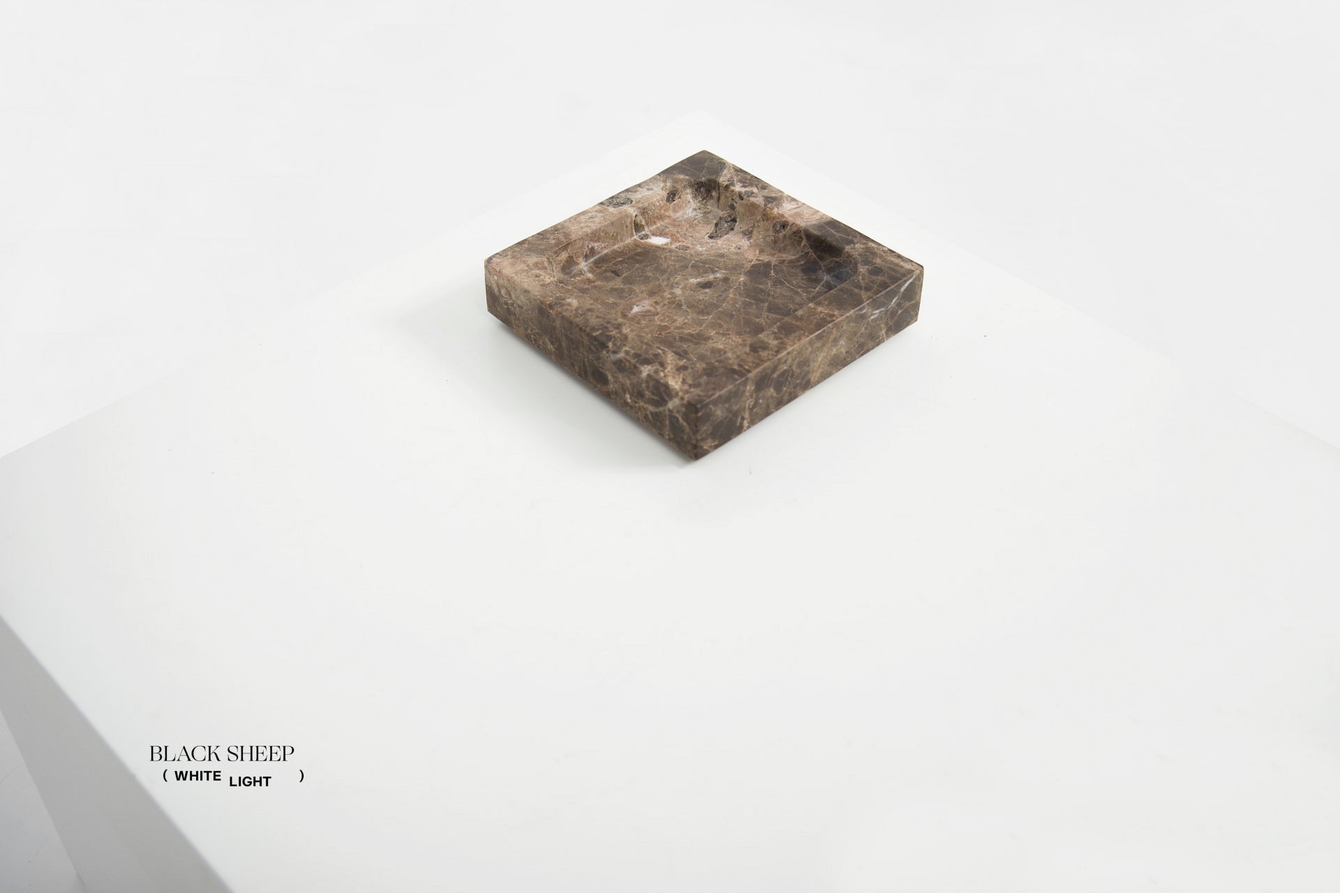 Dark Emperador Marble Square Tray