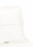 Rectangular White Icelandic Sheepskin Pillow Cover