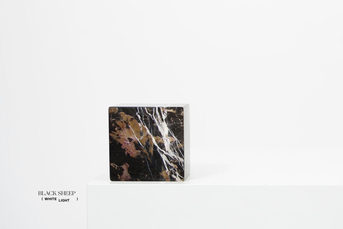 Golden Black Marble Asymmetric Book Ends