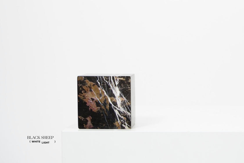 Golden Black Marble Asymmetric Book Ends