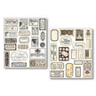 Mixed Media Sticker Set 10/Pkg Vintage Scripts