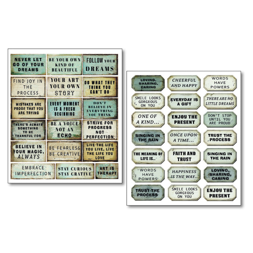 Sticker Set 10/Pkg Kind Thoughts
