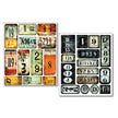 Sticker Set 10/Pkg Scratched Labels