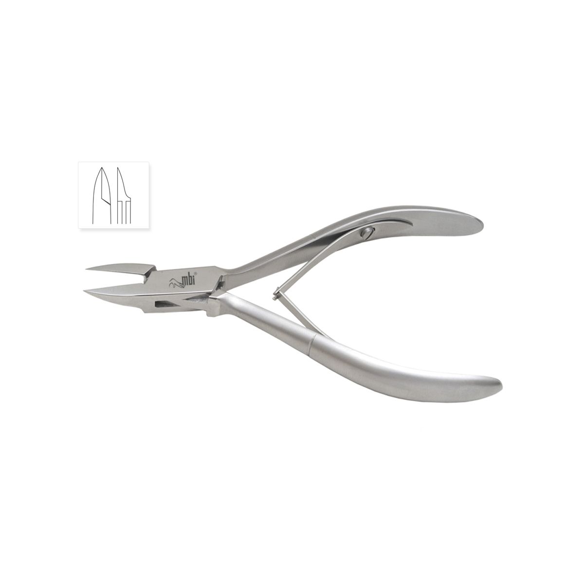 MBI - 214 Ultra Fine Pointed Ingrown Nail Nipper 4.5 Inches (Non-Refundable)