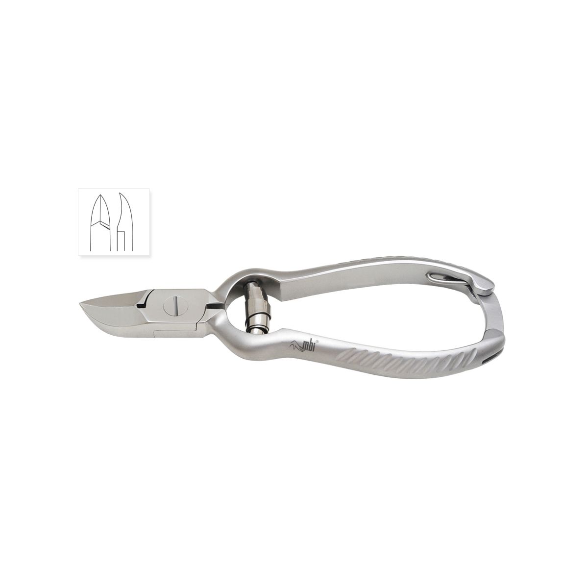 MBI - Coupe-ongles pour ongles de pied à mâchoires concaves avec ressort cylindrique, 5,5 pouces (non remboursable)