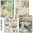 Craftmix Time Capsule Mixed A5 Paper Pack - 8 Sheets (Tissue & Vellum Variety)