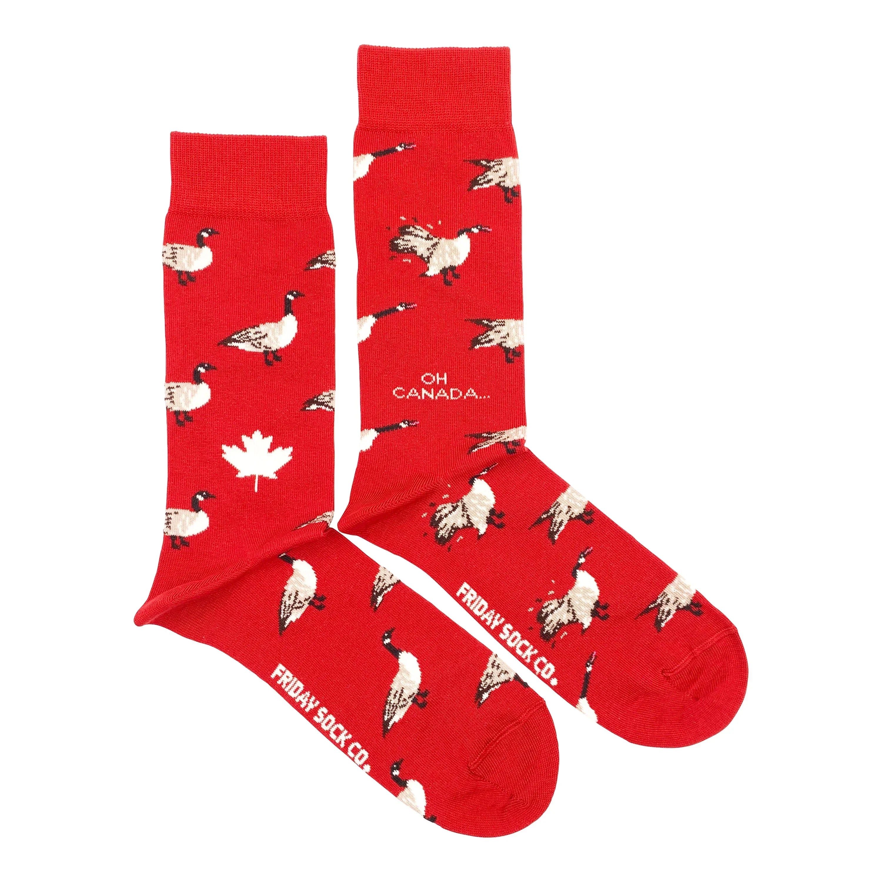 Friday Sock Co Men's Canada Goose Socks