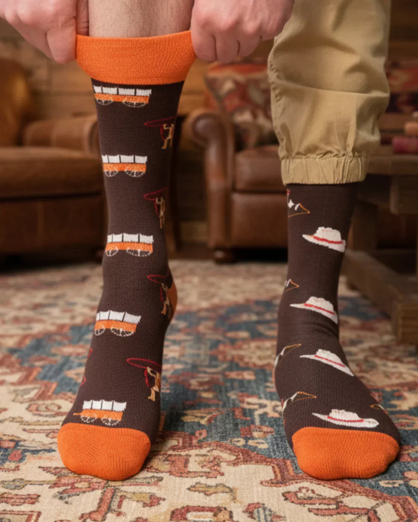 Friday Sock Co Men's Retro Rodeo Socks