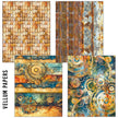 Craftmix Past Time Mixed A5 Paper Pack - 8 Sheets (Tissue & Vellum Variety)