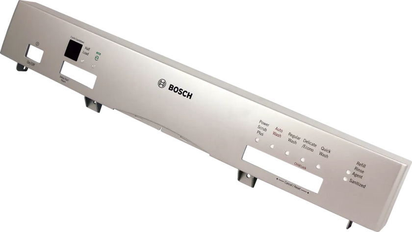 Bosch 00665887 Dishwasher Control Panel Facia-Silver