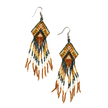 Beaded Aztec Style Earring