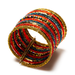 Striped Beaded Cuff