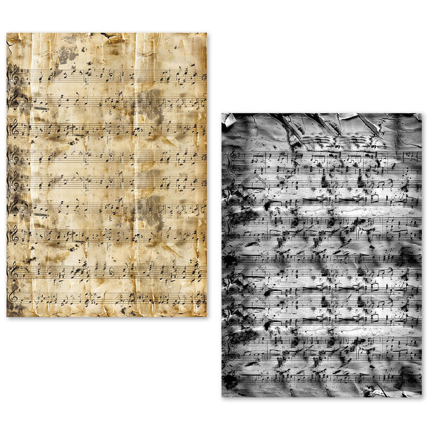 A5 Tissue Paper Set – 24 Sheets Music Sheet