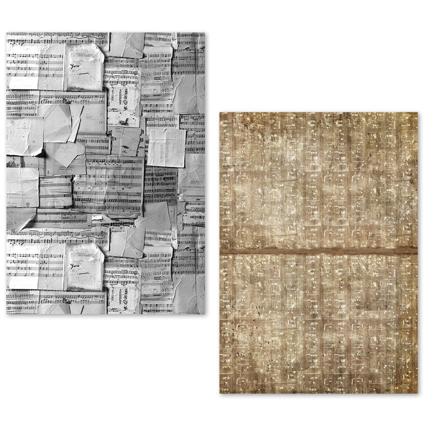 A5 Tissue Paper Set – 24 Sheets Music Sheet