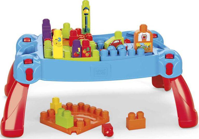 MEGA BLOCKS - Build 'N Learn Table - Classic