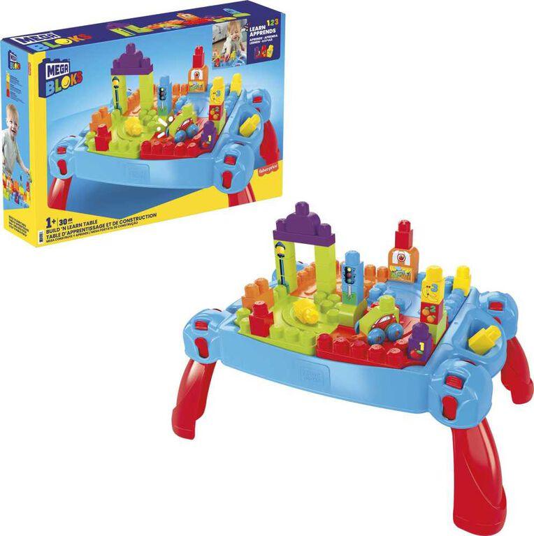 MEGA BLOCKS - Build 'N Learn Table - Classic