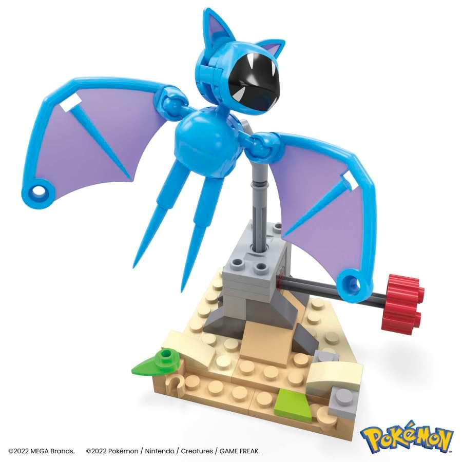 MEGA - Pokemon - Building Toy Kit Zubat's Midnight Flight (61 Pieces) For Kids