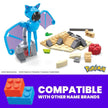 MEGA - Pokemon - Building Toy Kit Zubat's Midnight Flight (61 Pieces) For Kids