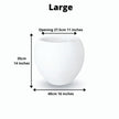 Merida Round Cement Planter (Multiple Sizes)