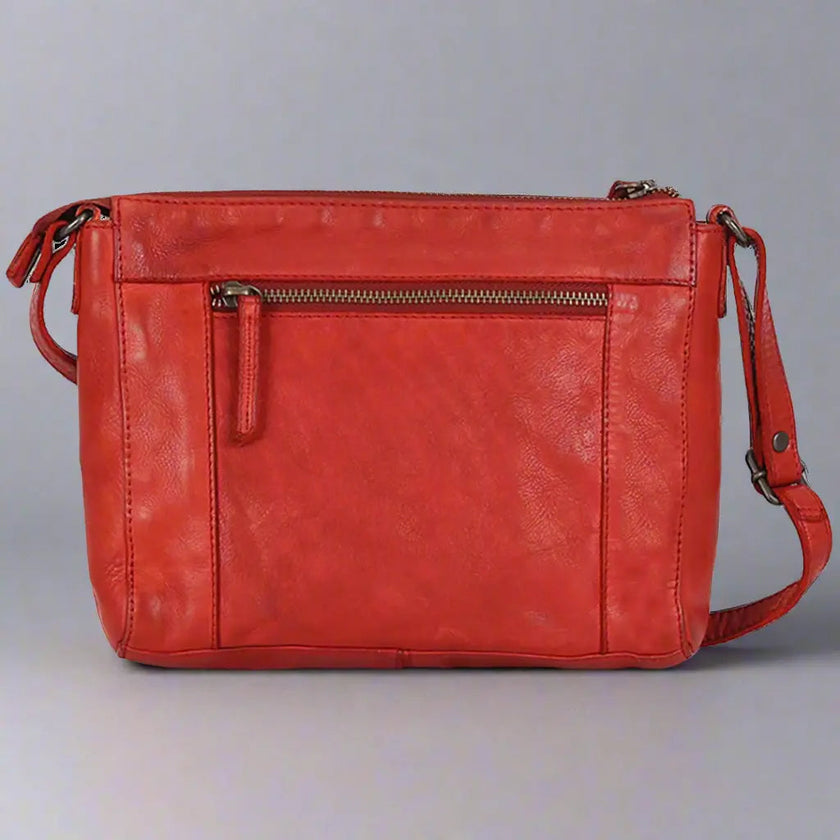 MET Crossbody Organizer Leather Bag