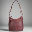 MET Floral Stitch Leather Tote with Adjustable Strap