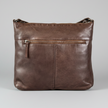 MET Leather Crossbody Bag with Dual Zipper Pockets