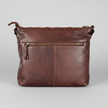MET Leather Crossbody Bag with Dual Zipper Pockets