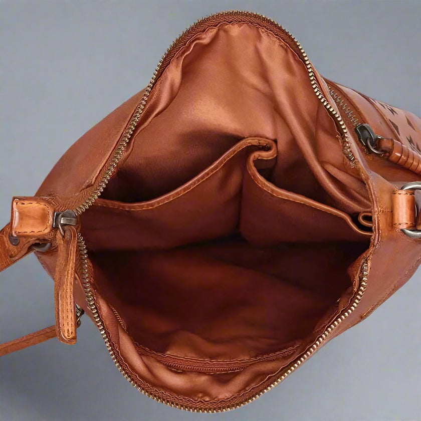 MET Crossbody Bag with Aztec Design