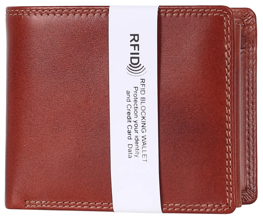 MET Leather Wallet with Coin Pocket