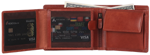 MET Leather Wallet with Coin Pocket