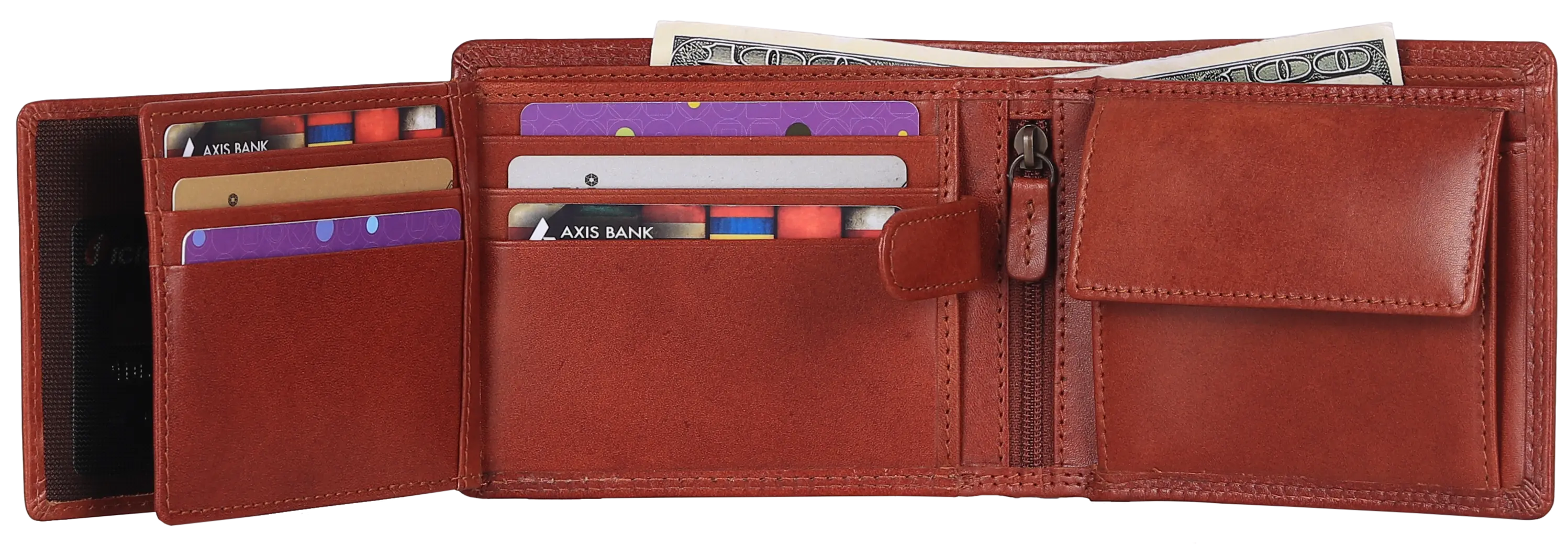 MET Leather Wallet with Coin Pocket