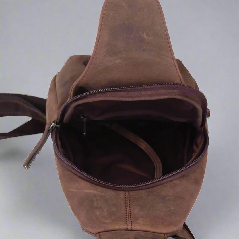 MET Off The Shoulder Leather Chest Bag Backpack