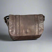 MET Studded Leather Crossbody Bag