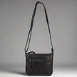 MET V Stitch Crossbody Leather Bag