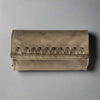 MET Women's Magnet Closure Trifold Leather Wallet