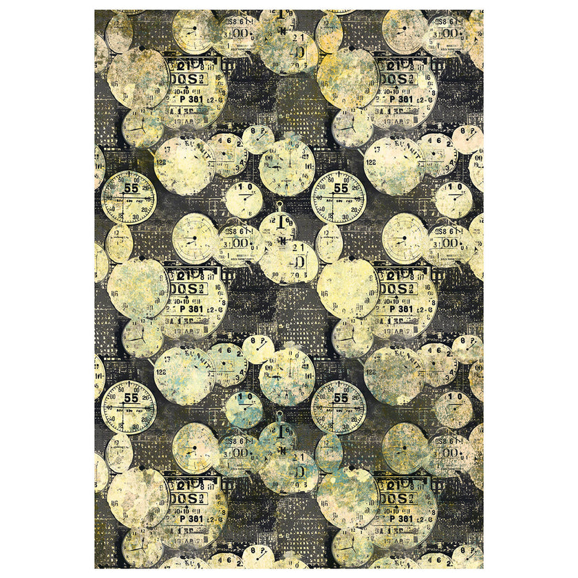 Mixed Media Rice Paper A4 Set 4/Pkg Time Capsule