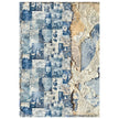Mixed Media Rice Paper A4 Set 4/Pkg Urban Blue Denim