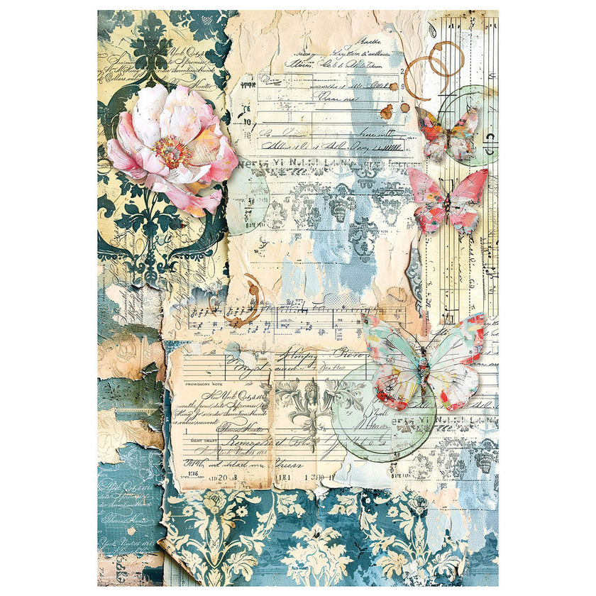Mixed Media Rice Paper A4 Set 4/Pkg Quintessential
